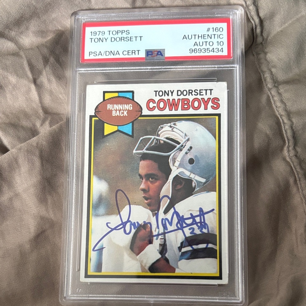 Topps Cowboys Trading Card - Blue and White